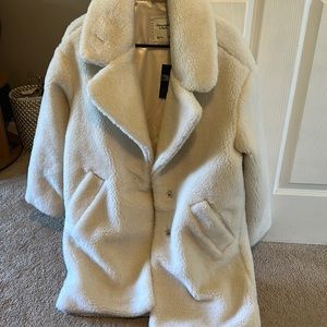 Abercrombie and fitch fur coat